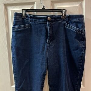 CJ Banks, 16W, signature slimming, Women's Blue Jeans
